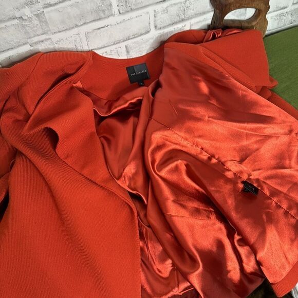 The Limited Burnt Orange Knit Long Jacket Coat Size Small - Picture 9 of 9